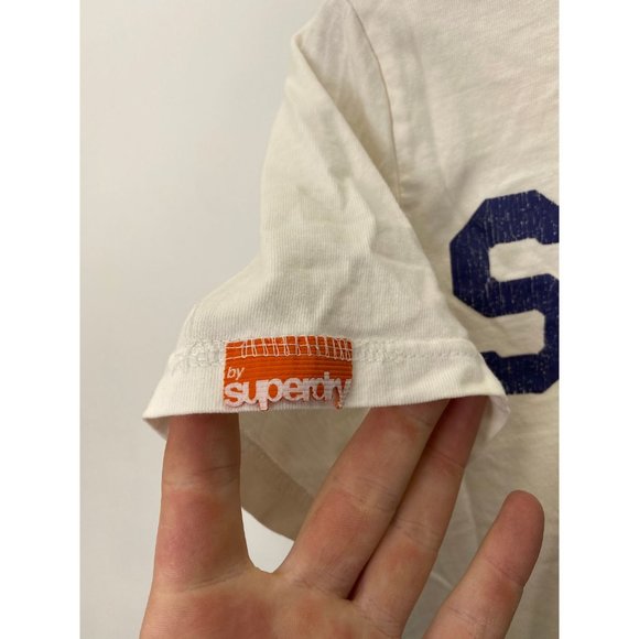 Superdry Crew Neck Short Sleeve Tee Shirt White S - Picture 2 of 5